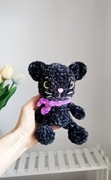 Kotek na szydełku, maskotka przytulanka handmade 