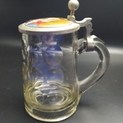 Kufel nr  2 szklo,porcelana,uran