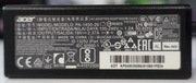 oryginalny zasilacz do laptopa Acer
