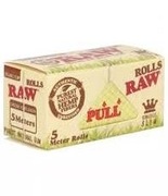 Bletki RAW Organic Rolls 5 metrów. Bibułki bez filtrów. 1 sztuka
