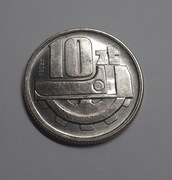 PRÓBA Nikiel 10 zł 1960 klucz i koło zębate s1