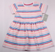 Matalan*Sukienka w Kolorowe Paseczki 86 cm