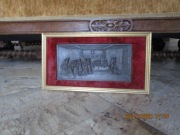 Obraz,obrazek wytłaczany z blachy mosiężnej