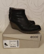 botki damskie Ecco Adora 39 czarne skóra 25,5