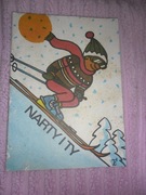 Narty i Ty poradnik dla początkujących narciarzy L.Wykrota KAW r 1985