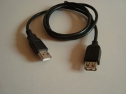 Przewód przedłużacz USB 2.0 1mb.