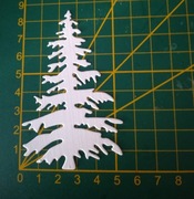 Scrapki choinka, Boże Narodzenie,zestaw 2szt.