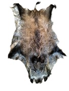 skóra z dzika zimowa suknia