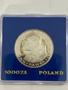 1000 zł - Jan Paweł II - 1983 r srebrna moneta kolekcjonerska
