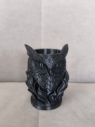 Organizer na długopisy / kredki Czarna sowa 