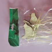 Patyczki dekoracyjne - ptaki z kokardkami, nowe