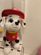 Maskotka pluszak przytulanka psi patrol Marshall brokatowe oczy 