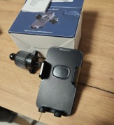 Uchwyt samochodowy mocny, na telefon, do kratki nawiewu, obrotowy 360°