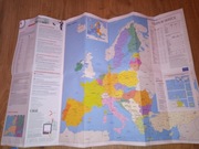 Mapa Unii Europejskiej Podróżowanie po Europie broszura (2020)