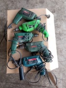 Wiertarki Elektryczne Udarowe Bosch Kawasaki 5 szt. za 200 zł