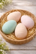 Jajeczka wielkanocne kolorowe pastelowe 