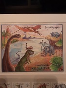 Somalia 1993 Mi  blok 29  dinozaury idealna pozycja 