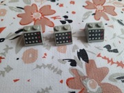 Lego Space Police komputerek klocek z nadrukiem przycisków vintage 