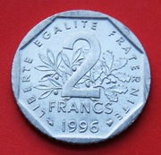 2  Franki  1996 r   -  Francja   Siewczyni   stan!! 