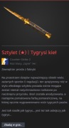 cs2 Sztylet Tygrysi kieł m4a1s awp