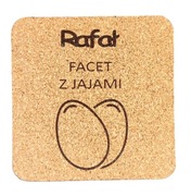 Podstawka pod kubek,korek,10/10 cm,imię,Wielkanoc 