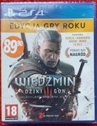 WIEDŹMIN III Dziki Gon Edycja Gry Roku na PS4 / Nowa w folii