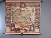 92x96 mapa Polski edukacyjna możliwość wieszania