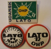 OHP - LATO Z OHP 1971, 1972 i 1977 - GDAŃSK - ZESTAW 3 SZTUK - KAŻDA INNA