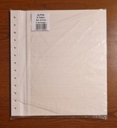 Leuchtturm Alpha 319474 - Biała karta klaserowa na znaczki pocztowe