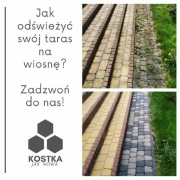 Ciśnieniowe mycie kostki brukowej,dachów, elewacji