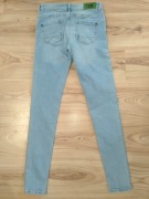 spodnie jcb skinny fit I AM  r. 164 niebieskie