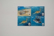 Penrhyn Sw 743-46** żółwie morskie - wwf /4-ka/