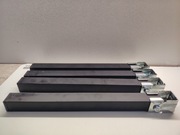 IMEX EL ZORRO STALOWA NOGA DO STELAŻA ŁÓŻKA 35 CM 4 SZTUKI ZESTAW