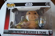 Funko POP Return of the Jedi Jabba The Hutt & Salacious B.Crumb