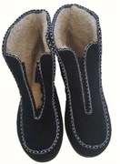 Bambosze-kapcie męskie wysokie ciepłe na zamek rozm 44