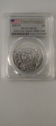 1$ USA 2019 P American Legion 100th PCGS MS 70 Srebro 0.999 