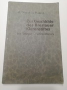 Zur Geschichte der Breslauer Klarenst. Hoffmann