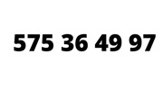 575 364 997 ŁATWY ZŁOTY NUMER STARTER KARTA