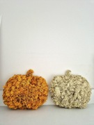 Zestaw dyń na prezent, jesienne dekoracje na półkę, ozdobna dynia na regał