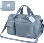 Składana torba podróżna 35 l błękitna