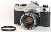 YASHICA J7 plus 50mm f1,7 ŁADNY KLASYCZNY ZESTAW 