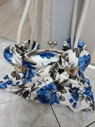 Torebka damska kwiaty