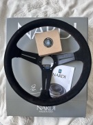 Kierownica Oryginalna Nardi Deep Corn Czarna Zamsz