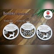 Ozdoby Świąteczne Bombki Własny Grawer