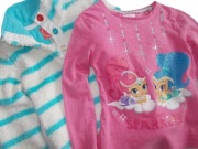 Shimmer i Shine bluzka+ Joules puchata bluza.4-5l