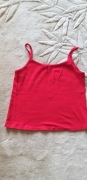 Podkoszulka damska czerwona na cienkich ramiączkach M.