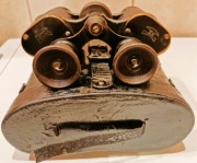 Lornetka wojskowa 8x26 polowa oficerska Francja Optica 8x WWI WW2 SPRAWNA 