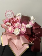 Flower box róże mydlane 