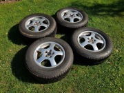 Koła felgi 15" 7J ET35 5x98 Borbet opony zimowe