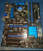 Płyta MSI Z77A-G43 + Intel i5-3570K | Socket 1155 | Sprawna!